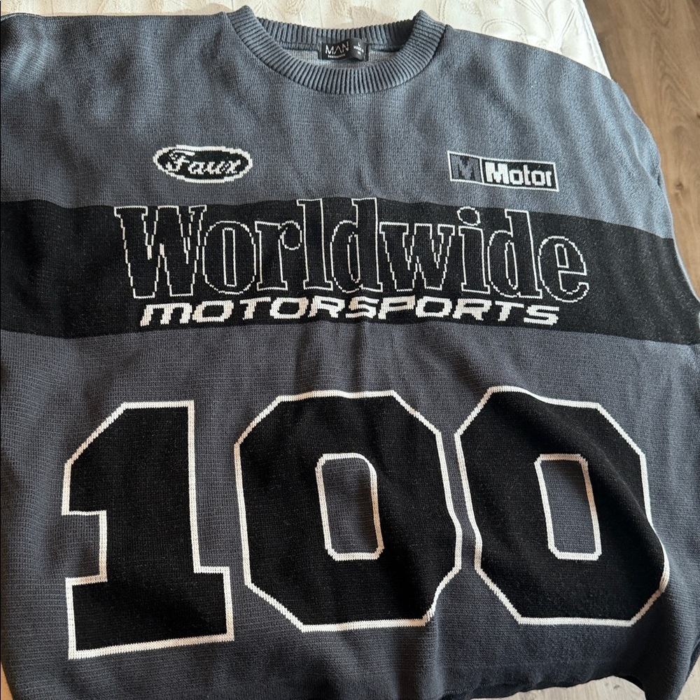 Gray Worldwide Motorsports Sweater